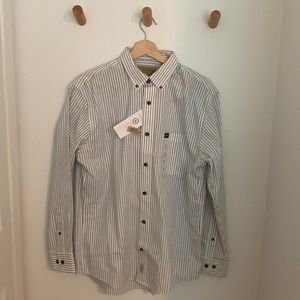 Cabela’s blue striped dress shirt